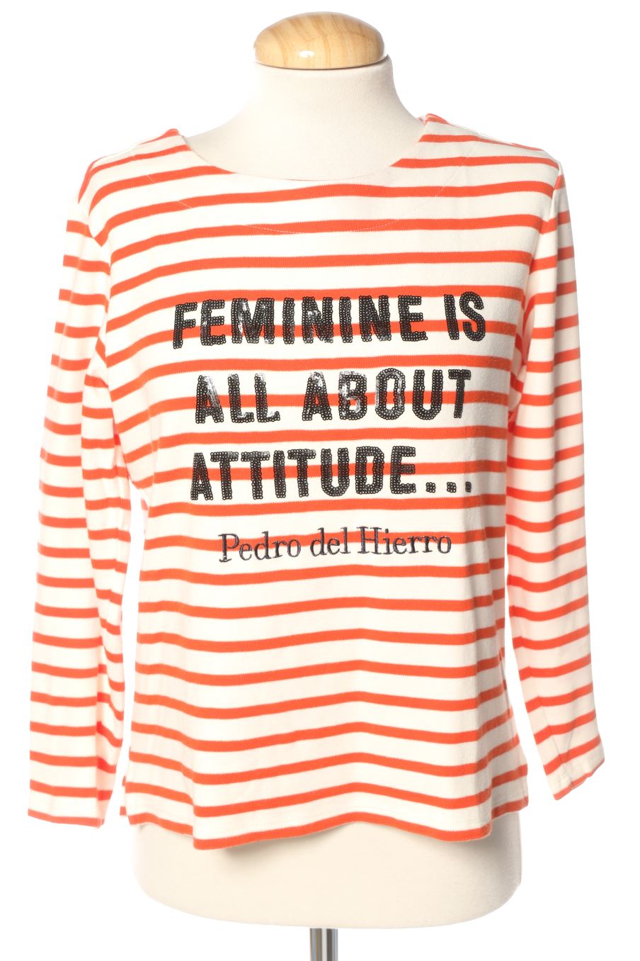 T-shirt à manches longues Pedro del Hierro de la taille S, de couleur rayures