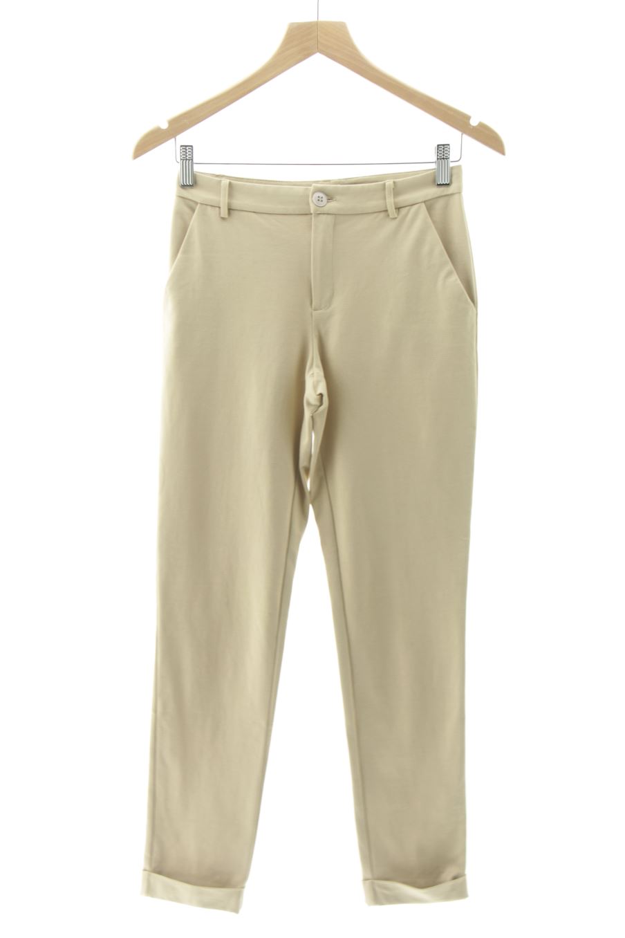 Pantaloni de LolaDeeva de la talla 34, de color beige