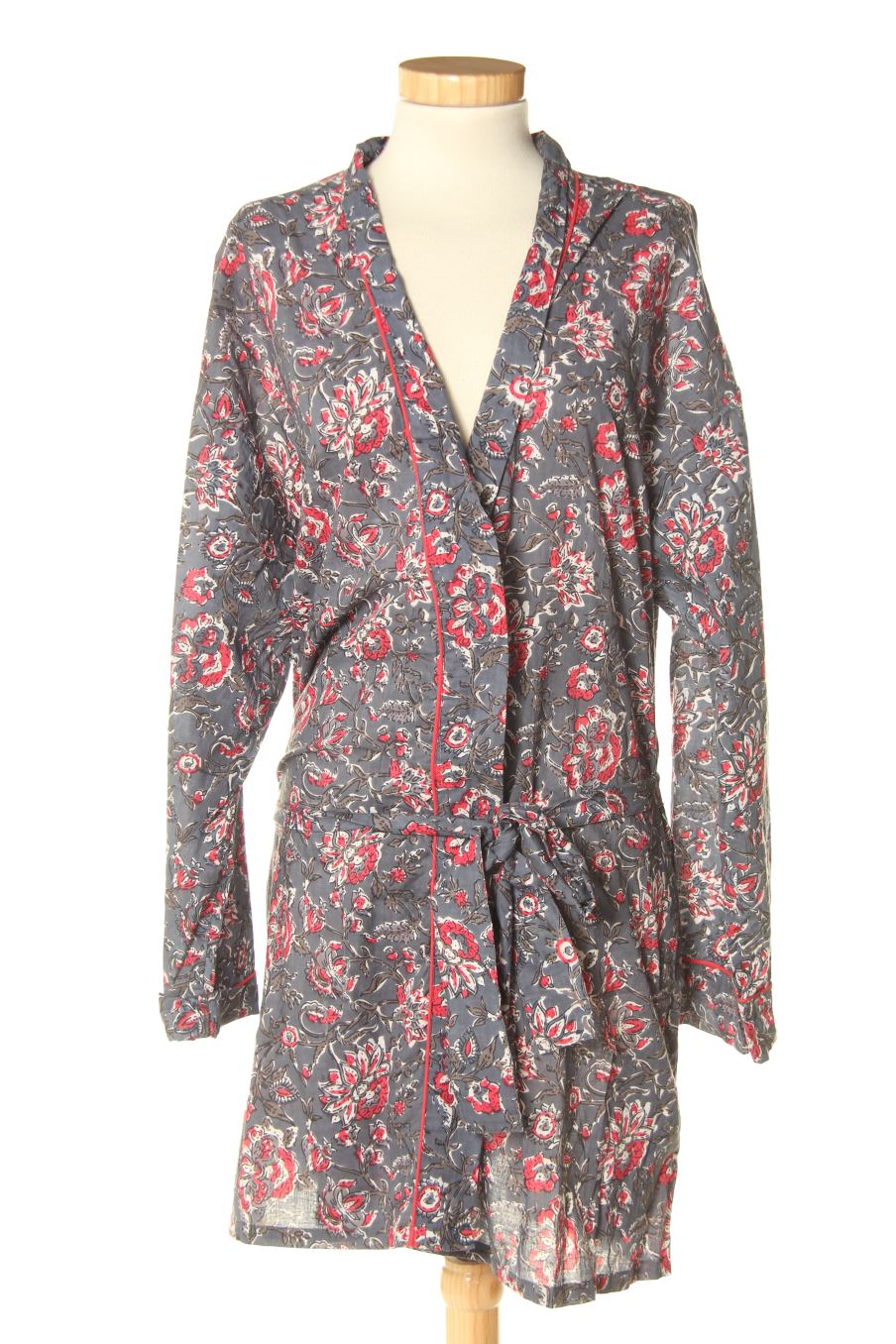Kimono de natura de la talla L, de color estampado