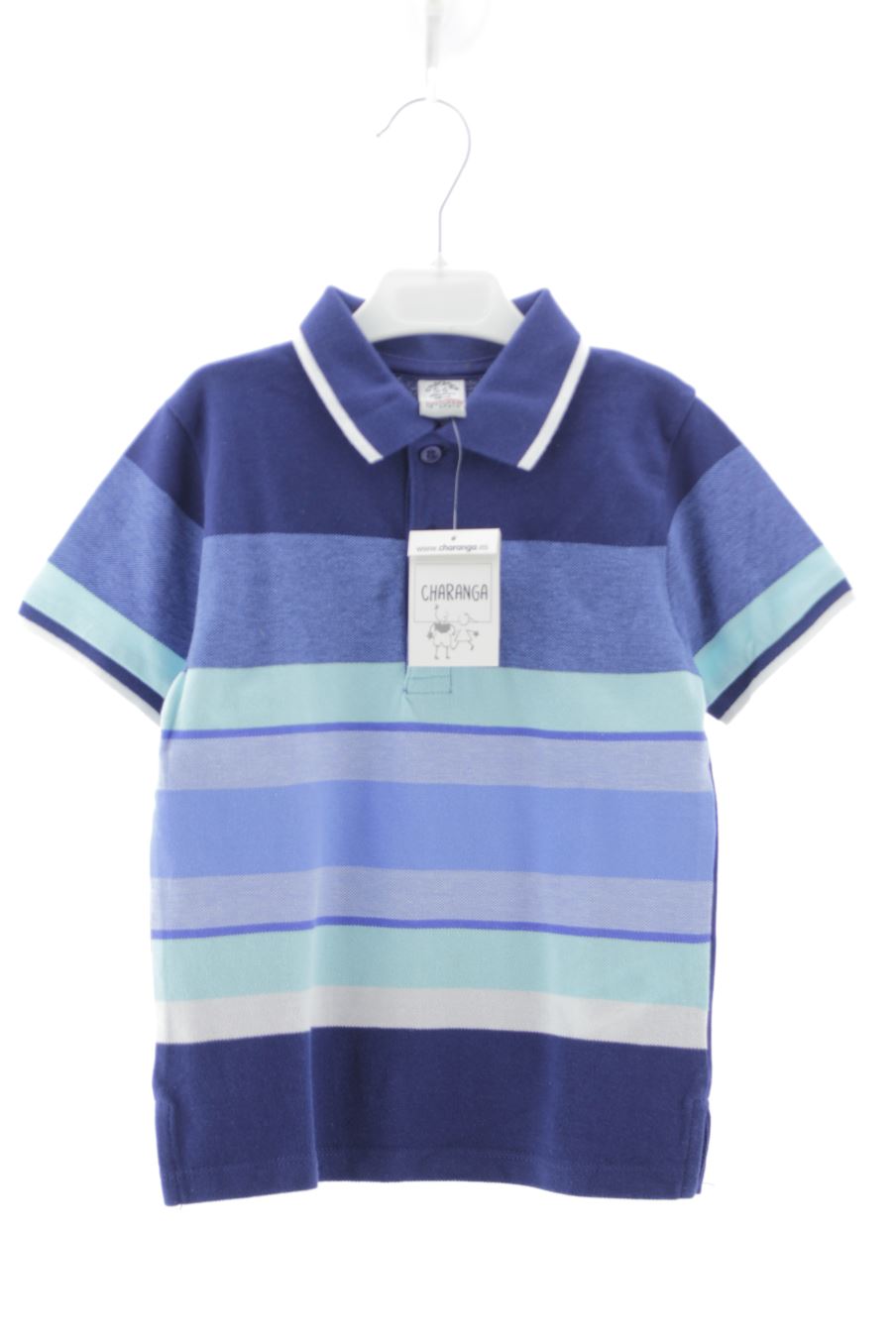Polo  Charanga de la taille 5 ans avec une étiquette