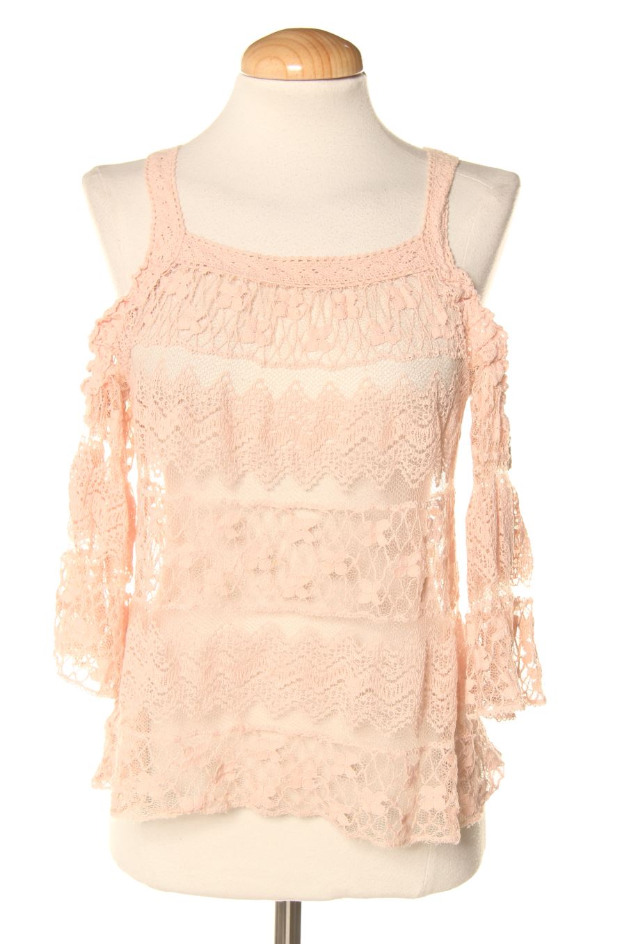 Blusa de manga corta de PERCENTIL de la talla S, de color rosa