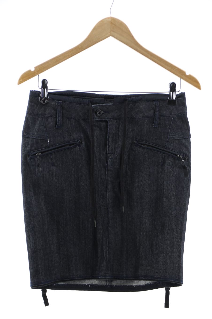 Falda de Mango de la talla 36, de color azul