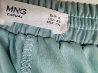 Falda de Mango de la talla S, de color verde
