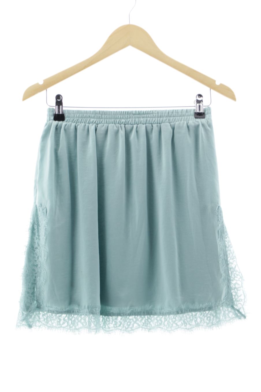 Falda de Mango de la talla S, de color verde