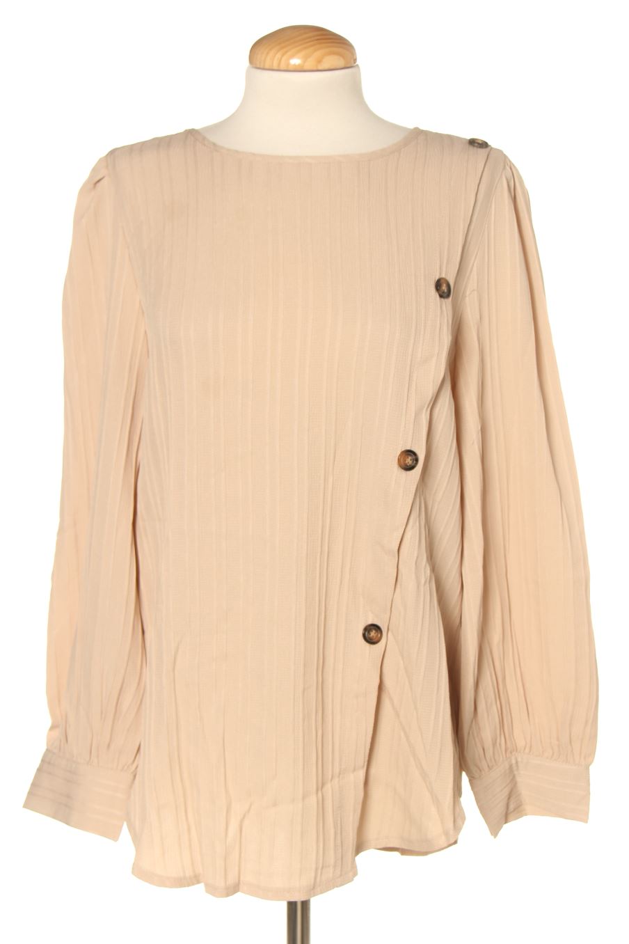 Blusa de manga larga de PERCENTIL de la talla L, de color beige
