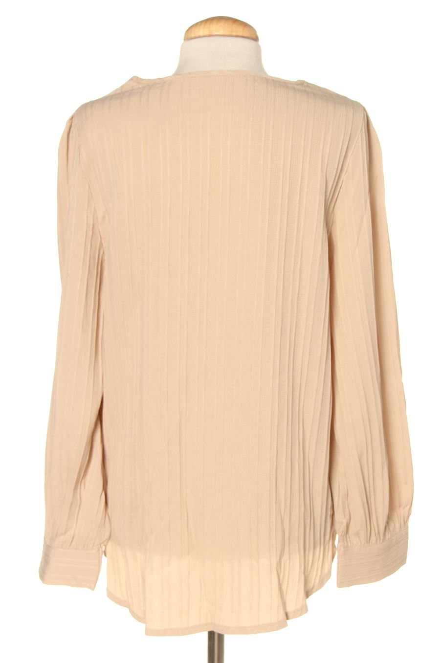 Blusa de manga larga de PERCENTIL de la talla L, de color beige