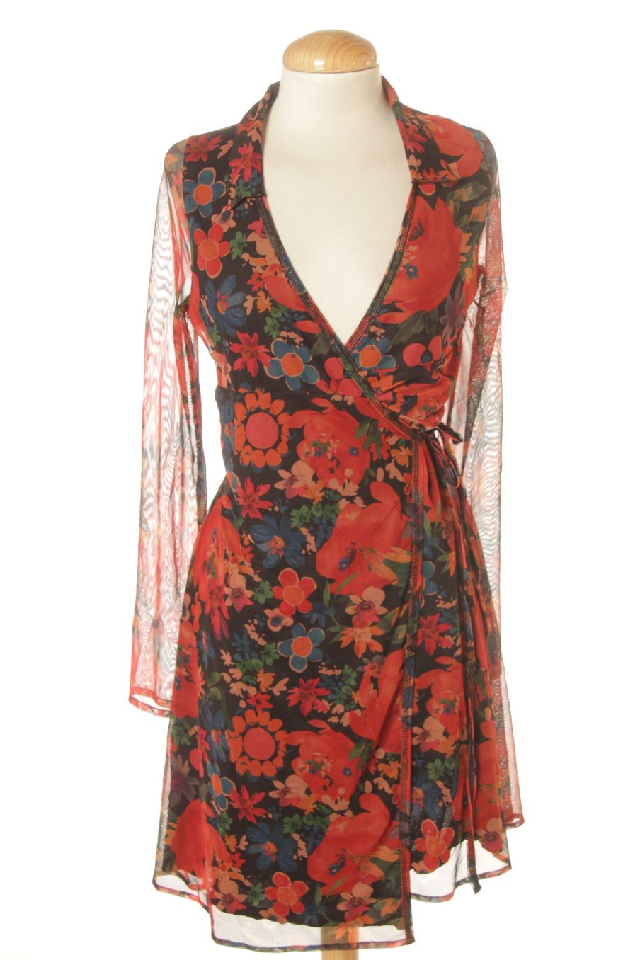 Robe casual Sourtex de la taille S, de couleur fleurs