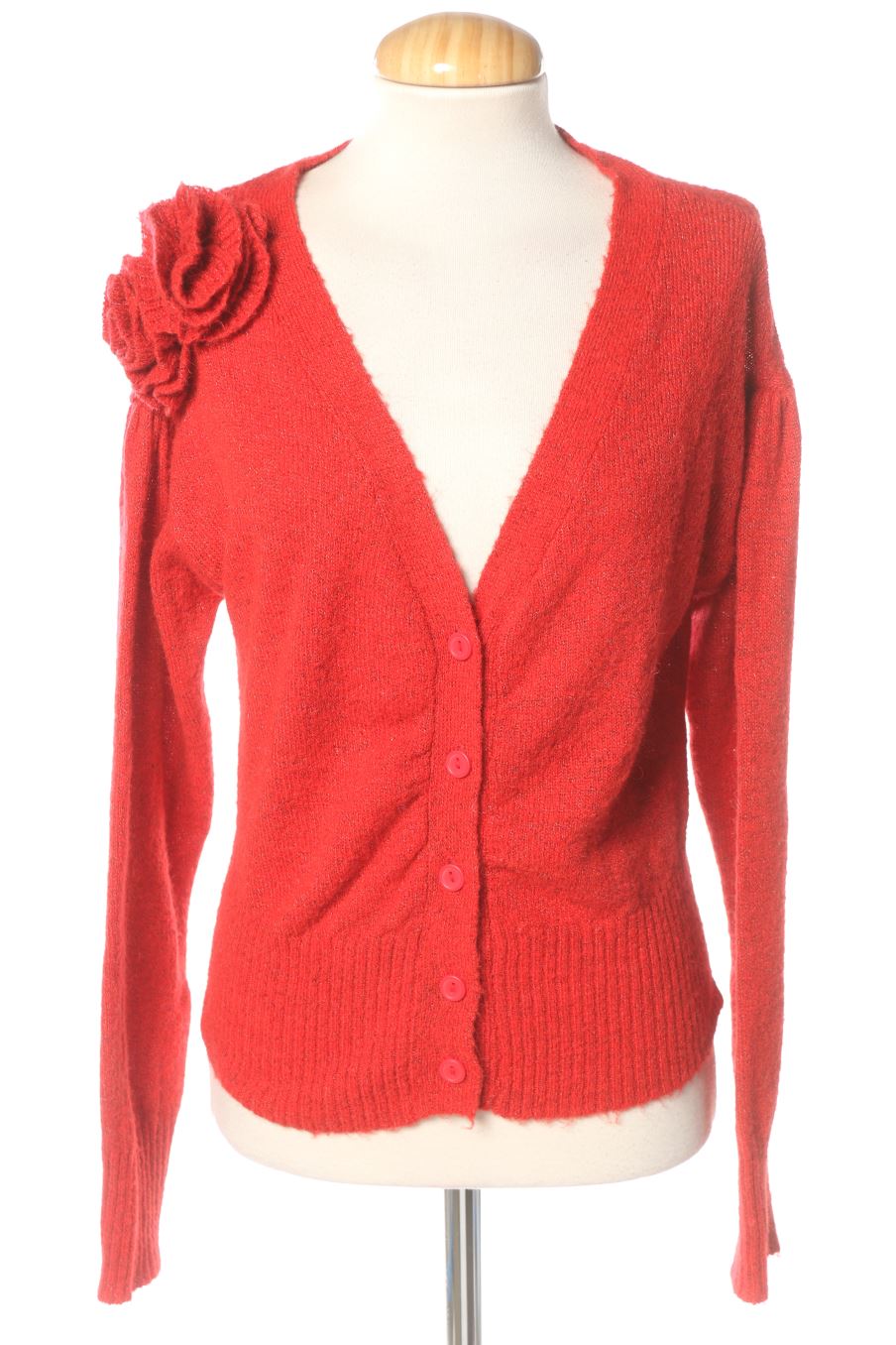 Gilet Zara de la taille M, de couleur rouge