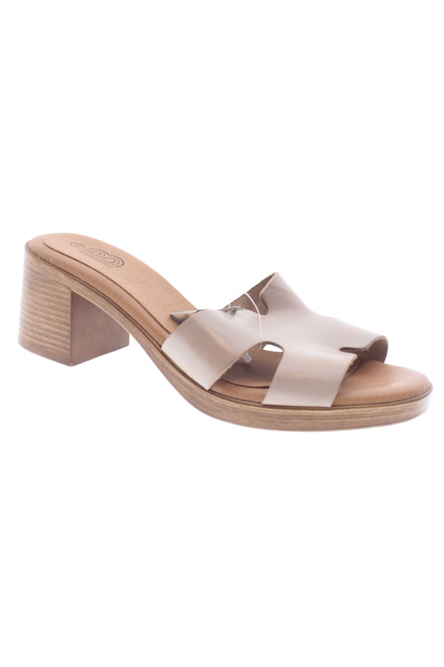 Sandalias tacon de B (BOSANOVA BARCELONA) de la talla 40, de color beige