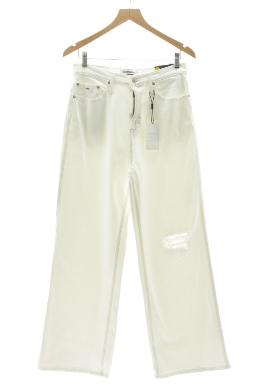Vaquero de Tommy Hilfiger de la talla 38, de color blanco de ropa vaquera