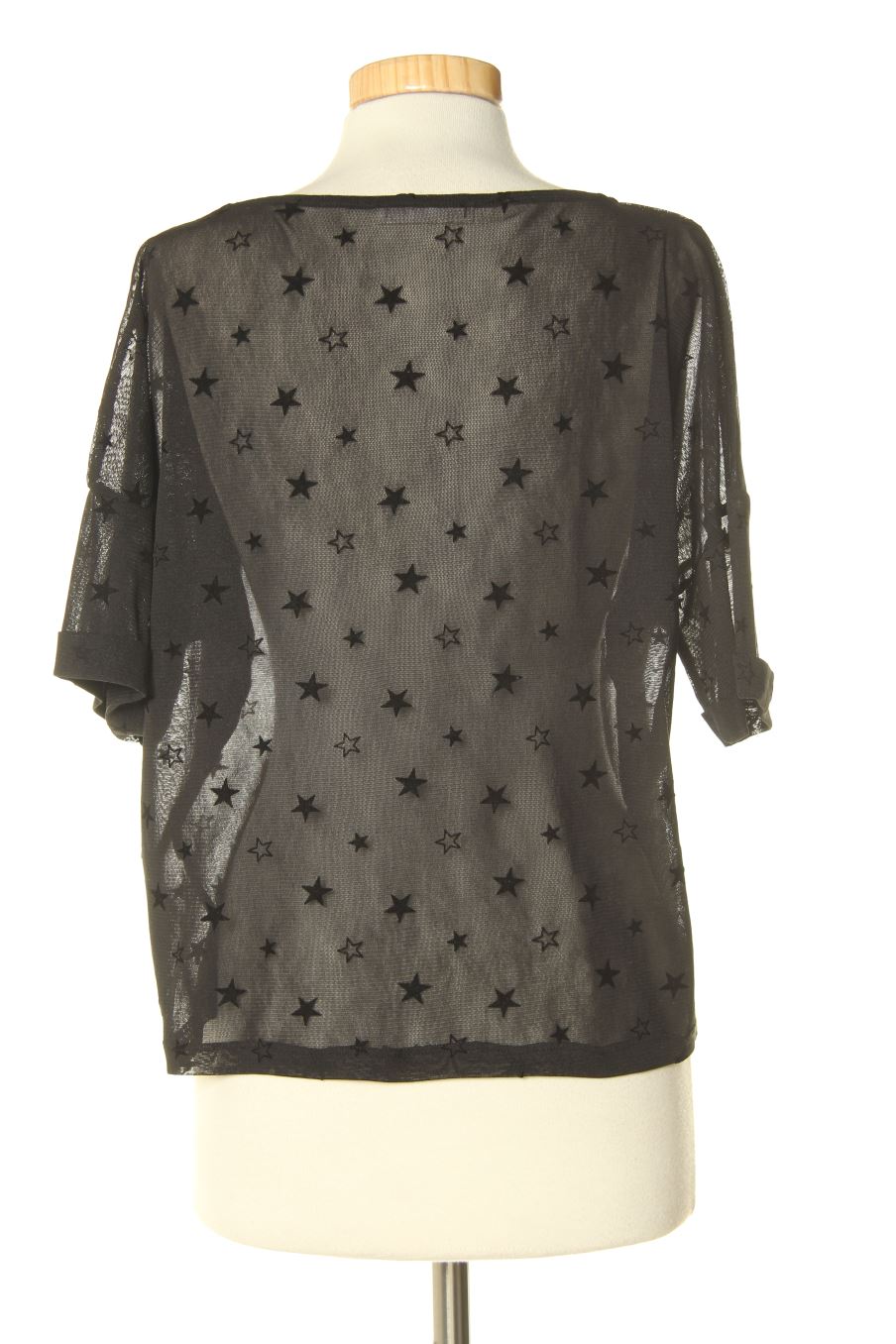 T-shirt Mango de la taille S, de couleur noir