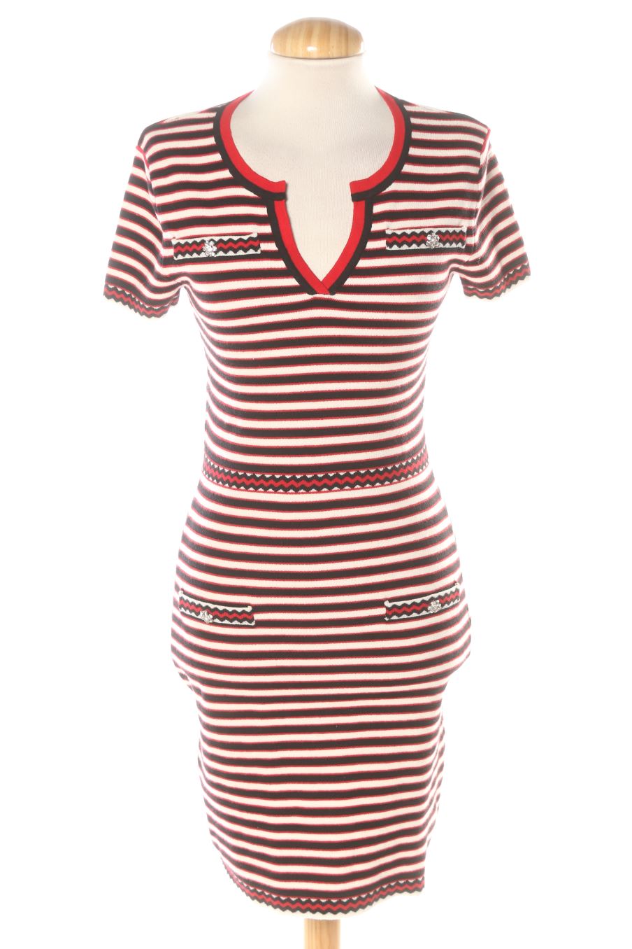 Robe casual Morgan de toi de la taille XS, de couleur rayures