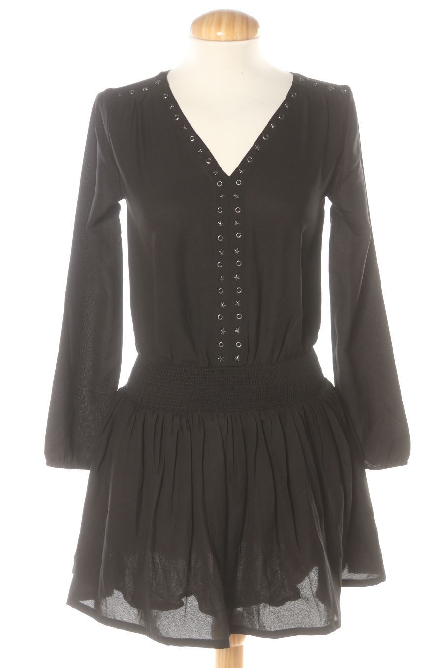 Vestido casual de Chipie de la talla XS, de color negro