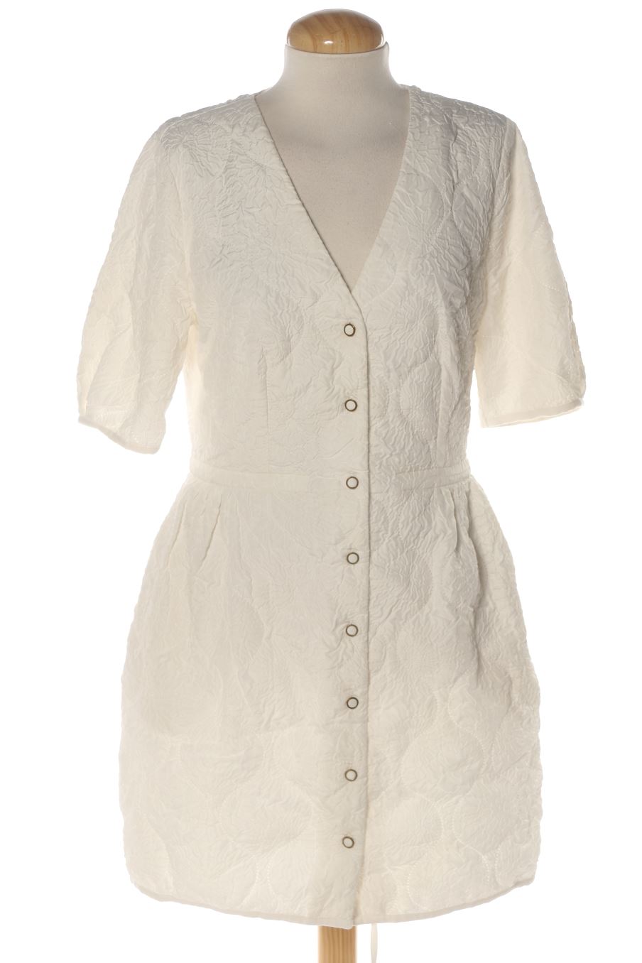 Robe casual East de la taille S, de couleur blanc