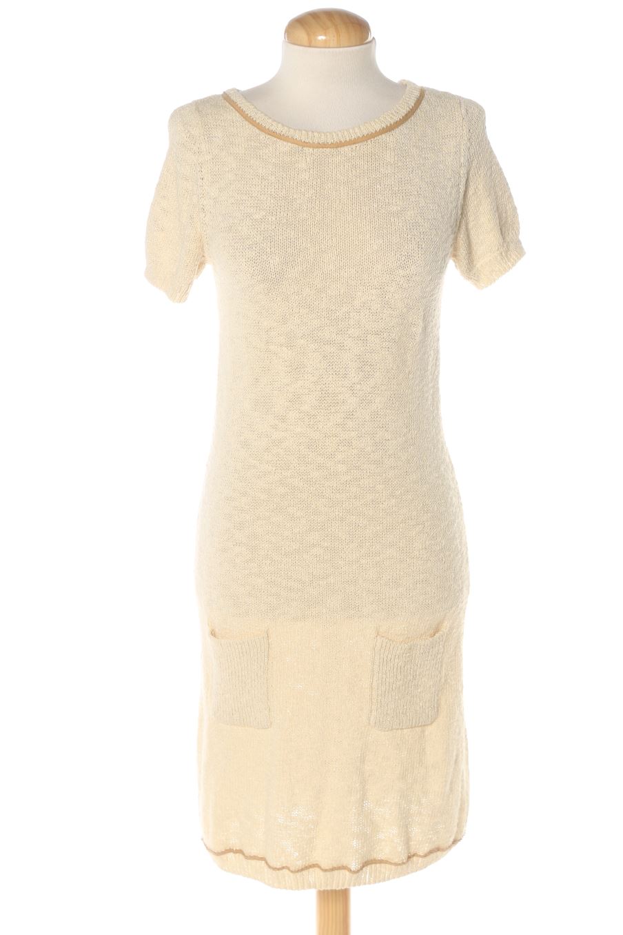 Robe casual Tintoretto de la taille S, de couleur beige