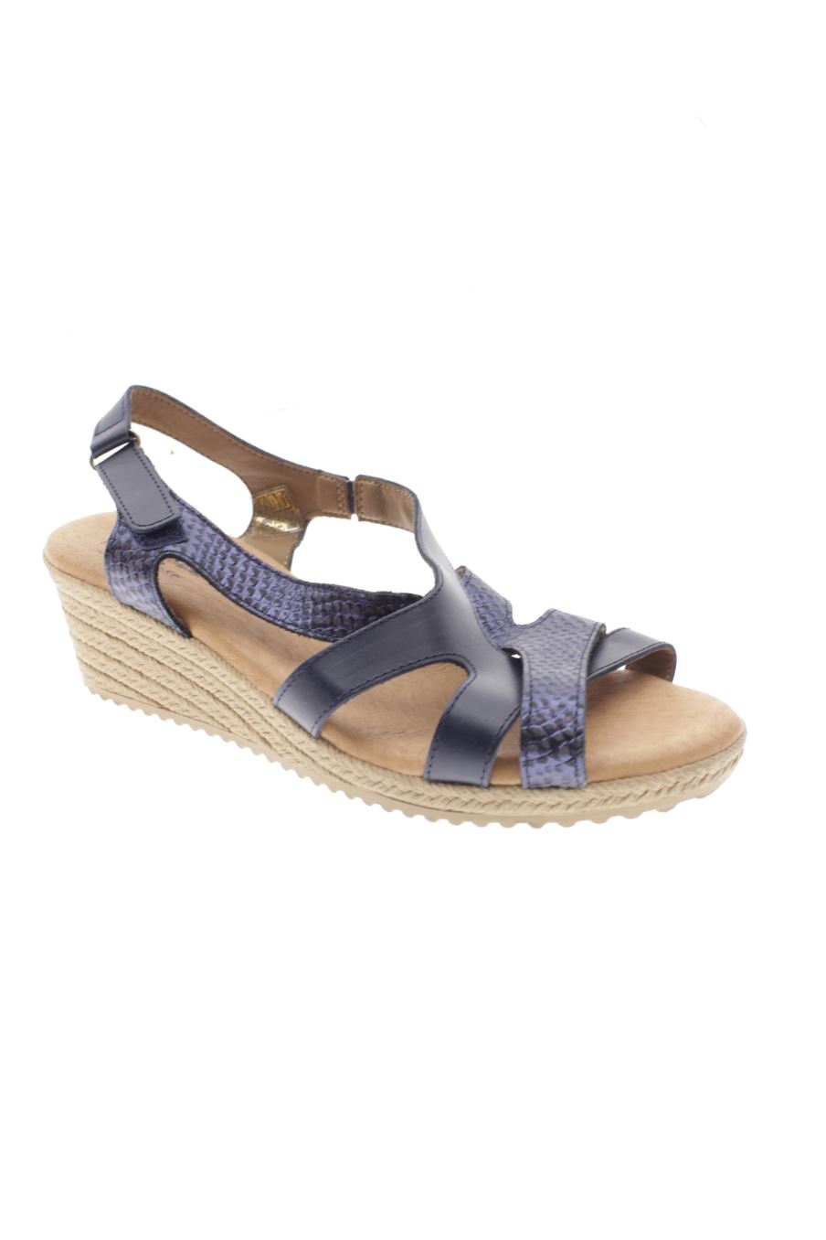 Sandalias tacon de Kristy Rose de la talla 41, de color azul marino de