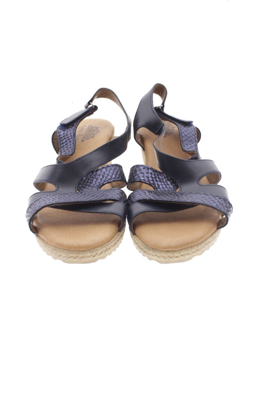 Sandalias tacon de Kristy Rose de la talla 41, de color azul marino de