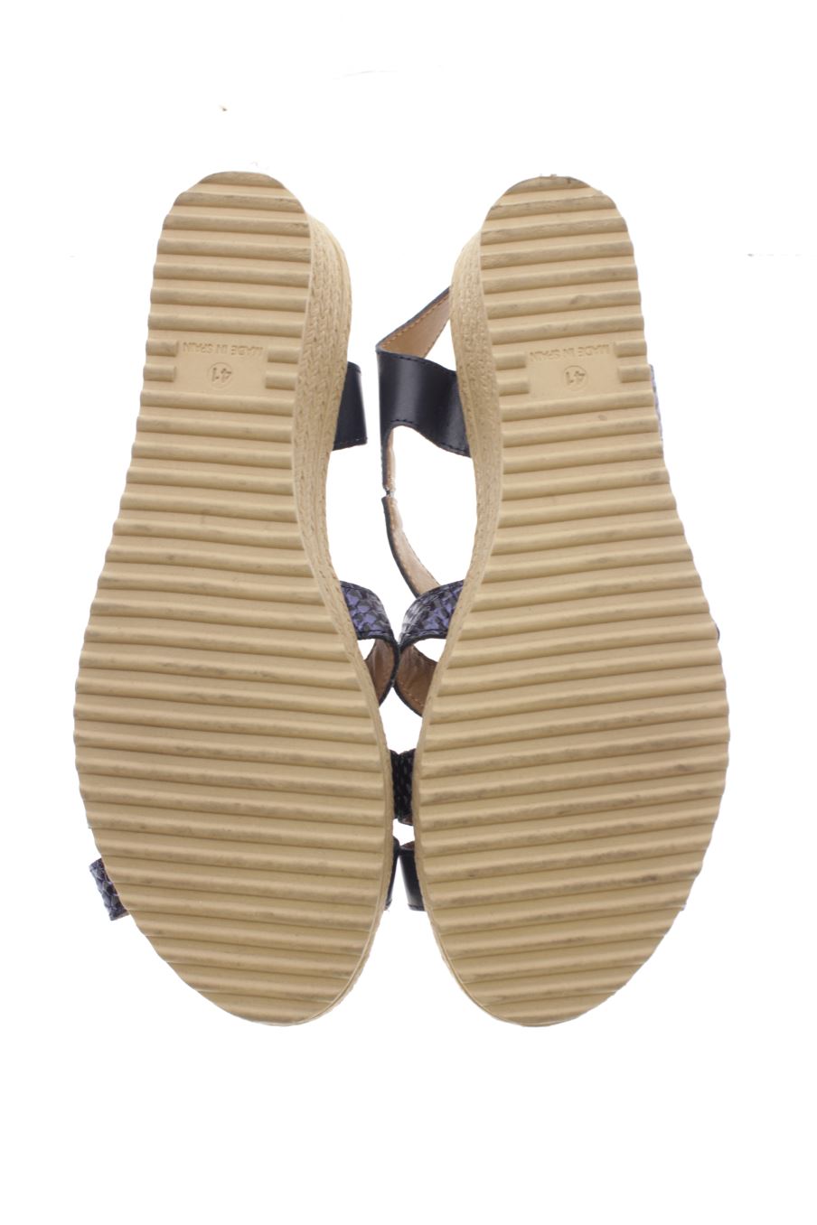 Sandalias tacon de Kristy Rose de la talla 41, de color azul marino de