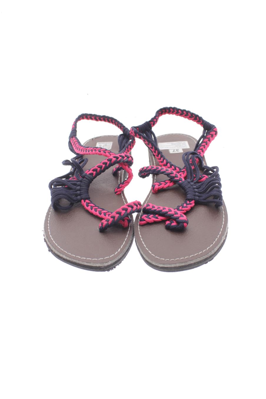 Sandalias planas de PERCENTIL de la talla 37, de color rosa de