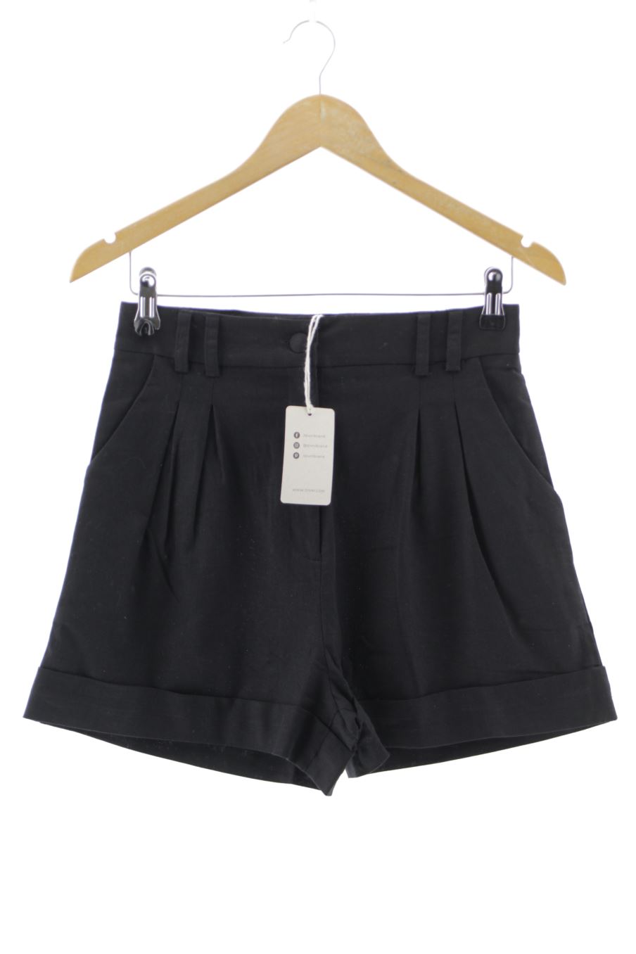 Pantalones cortos de DIVNI Sao Paulo de la talla S, de color negro