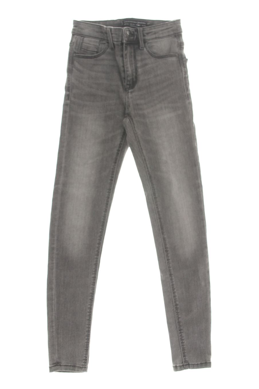 Vaquero de Stradivarius de la talla 32, de color gris de ropa vaquera
