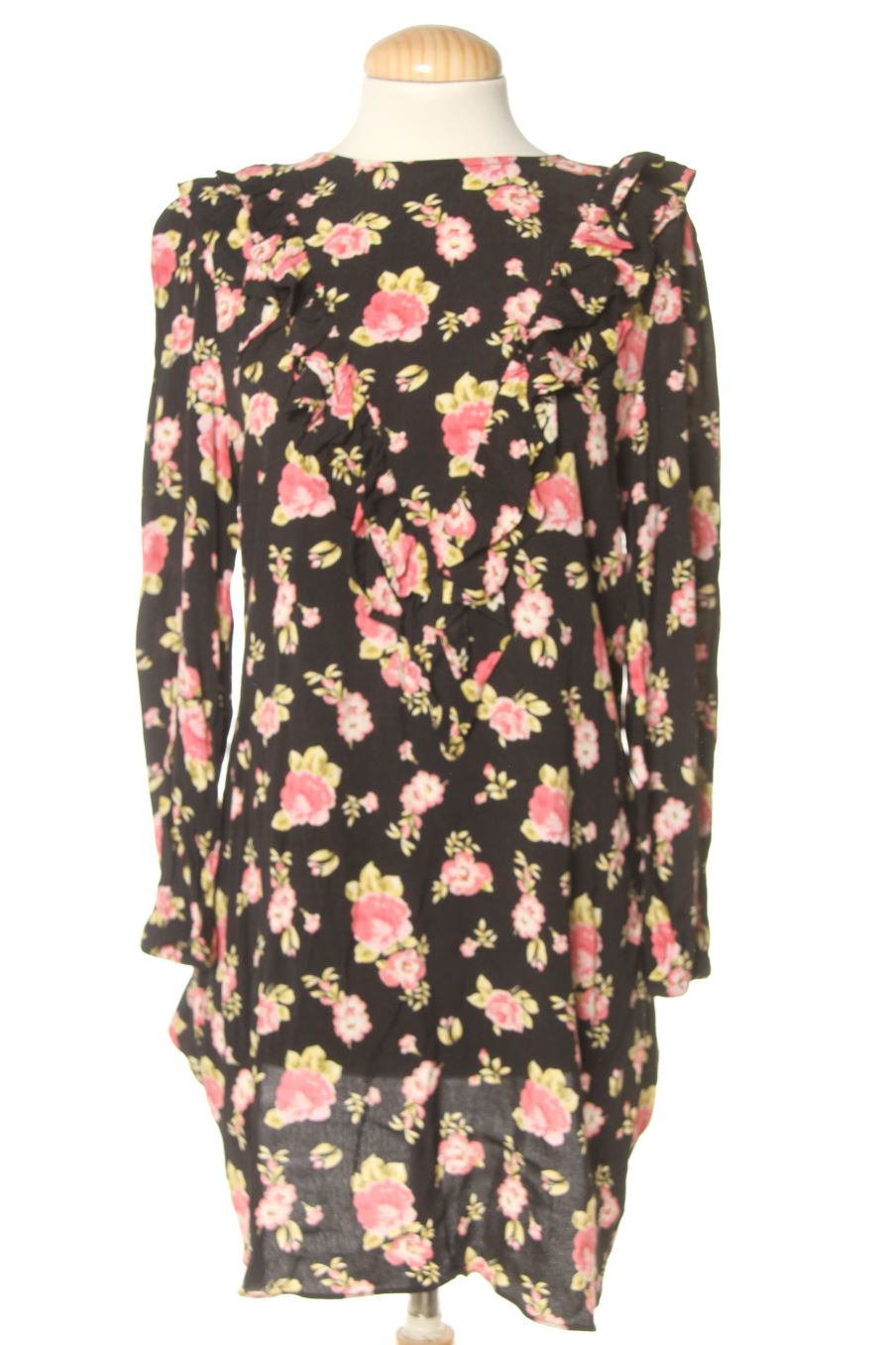 Robe casual Zara de la taille S, de couleur fleurs