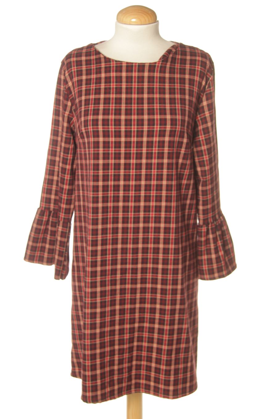 Robe casual sense de la taille M, de couleur carreaux