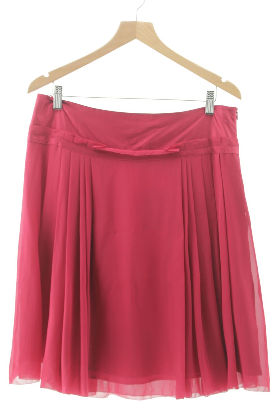 Jupe Massimo Dutti de la taille 44, de couleur rose de soie