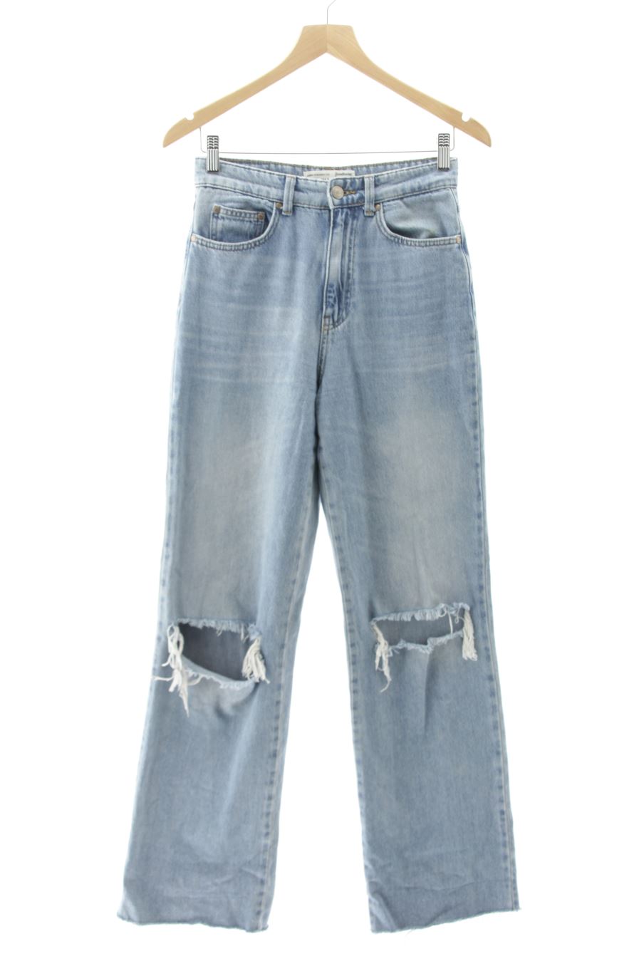 Jeans Stradivarius de la taille 36, de couleur bleu de denim