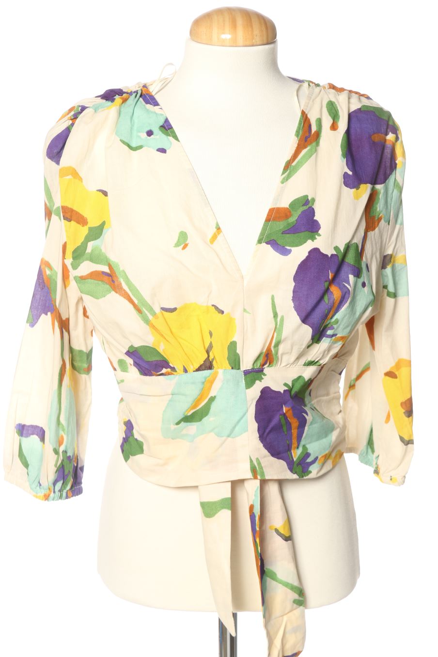 Blouse à manches longues Zara de la taille M, de couleur imprimés
