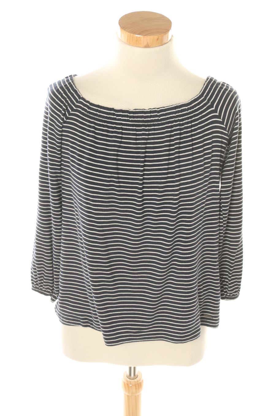 Langärmeliges T-Shirt von Hollister Größe XS, Farbe Gestreift, für