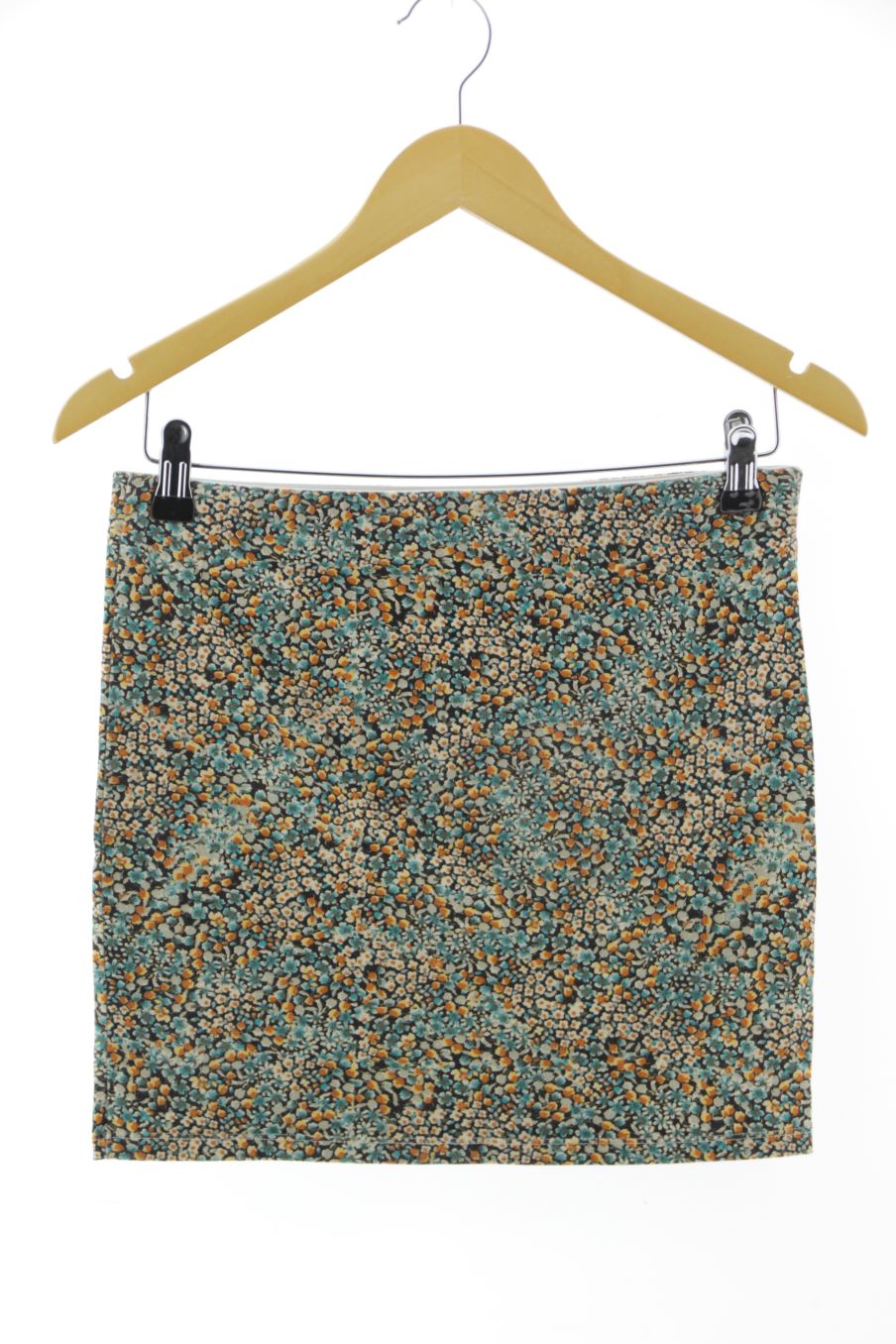 Jupe Bershka de la taille L, de couleur fleurs