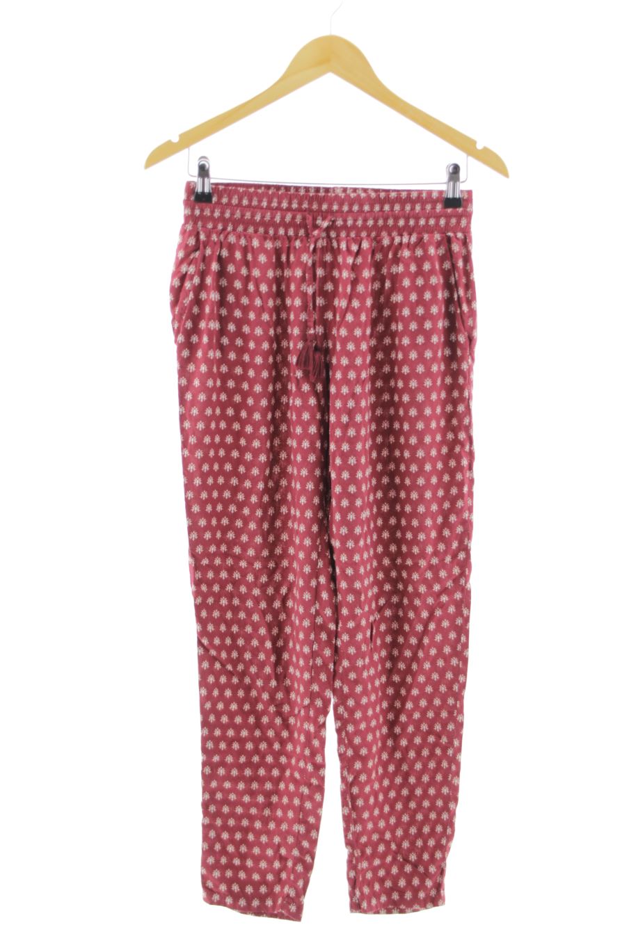 Pantalón Casual de PERCENTIL de la talla XS, de color burdeos