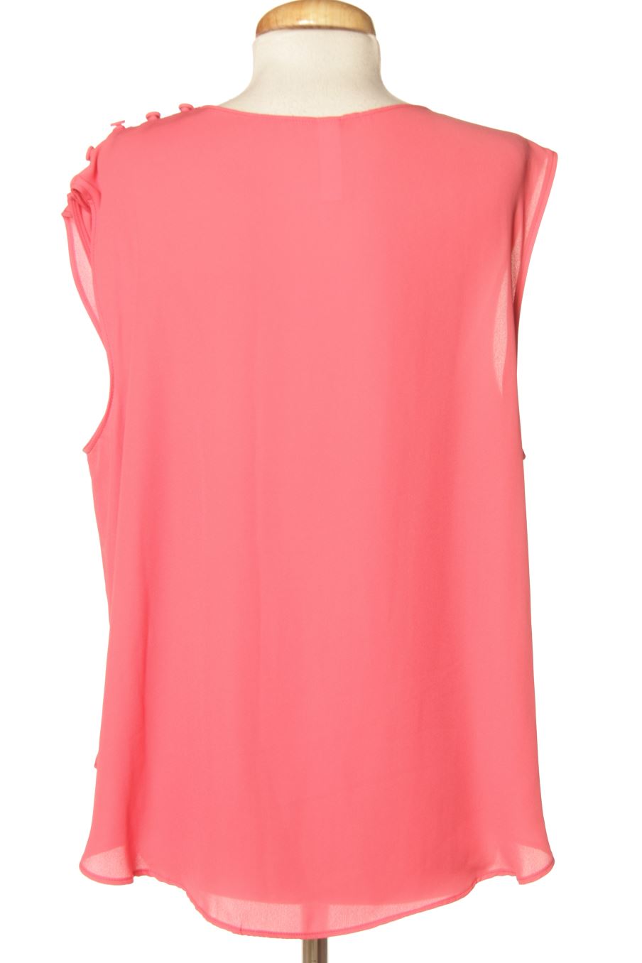 Blouse à manches courtes Mango de la taille XXL, de couleur rose
