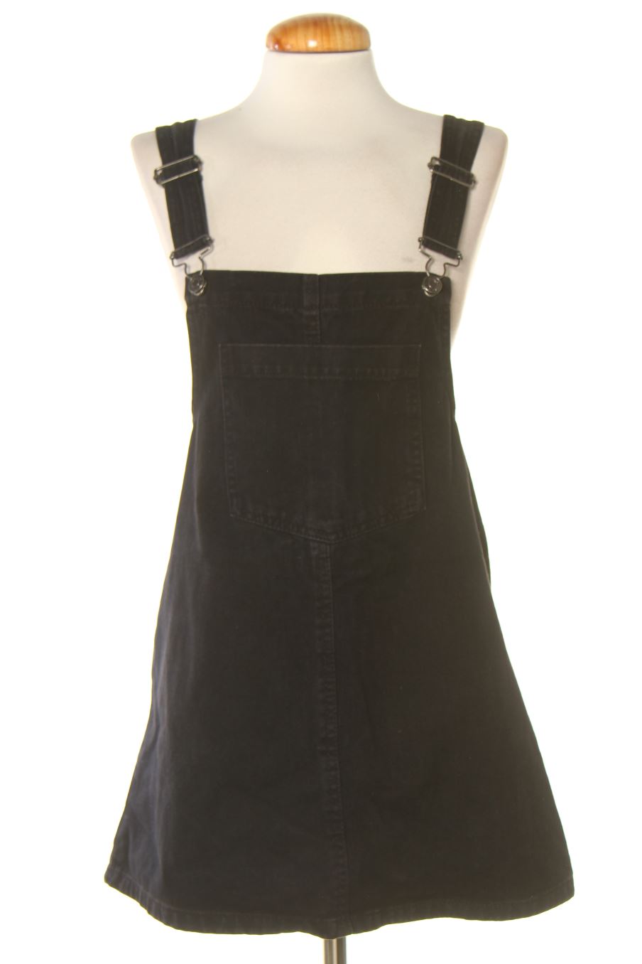 Robe casual Pull & Bear de la taille S, de couleur noir de denim