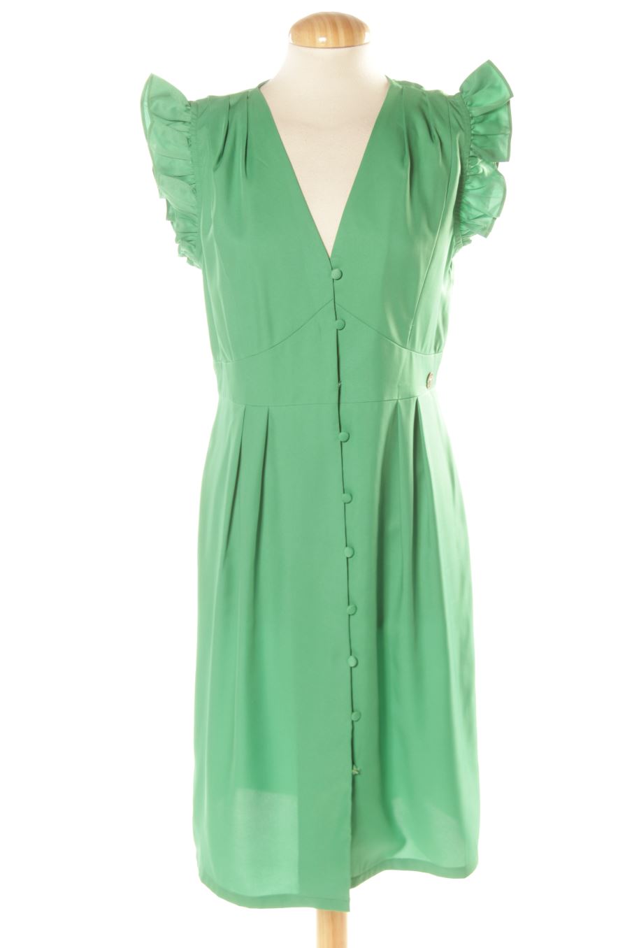 Robe casual malalá de la taille M, de couleur vert