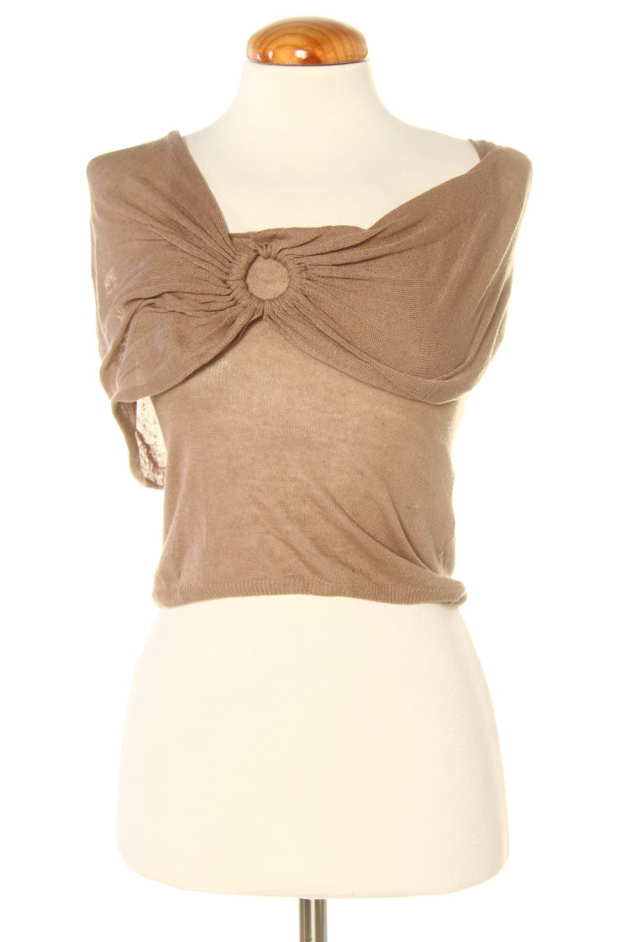 Top de Pull & Bear de la talla S, de color marrone