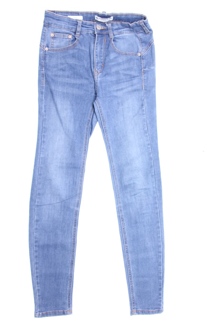 Jeans Pull & Bear de la taille 34, de couleur bleu de denim