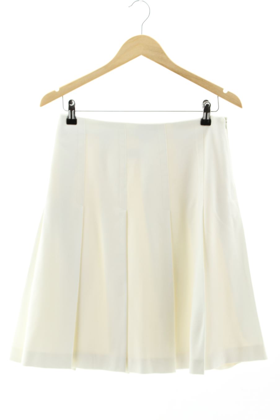 Falda de Zara de la talla 36, de color blanco