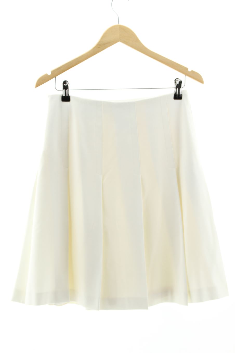 Falda de Zara de la talla 36, de color blanco