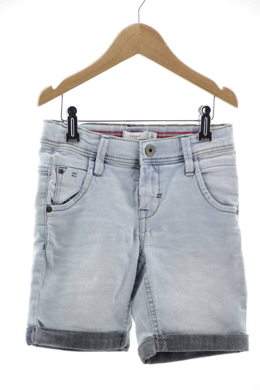 Short en jean Name it de la taille 7 ans de denim de seconde main