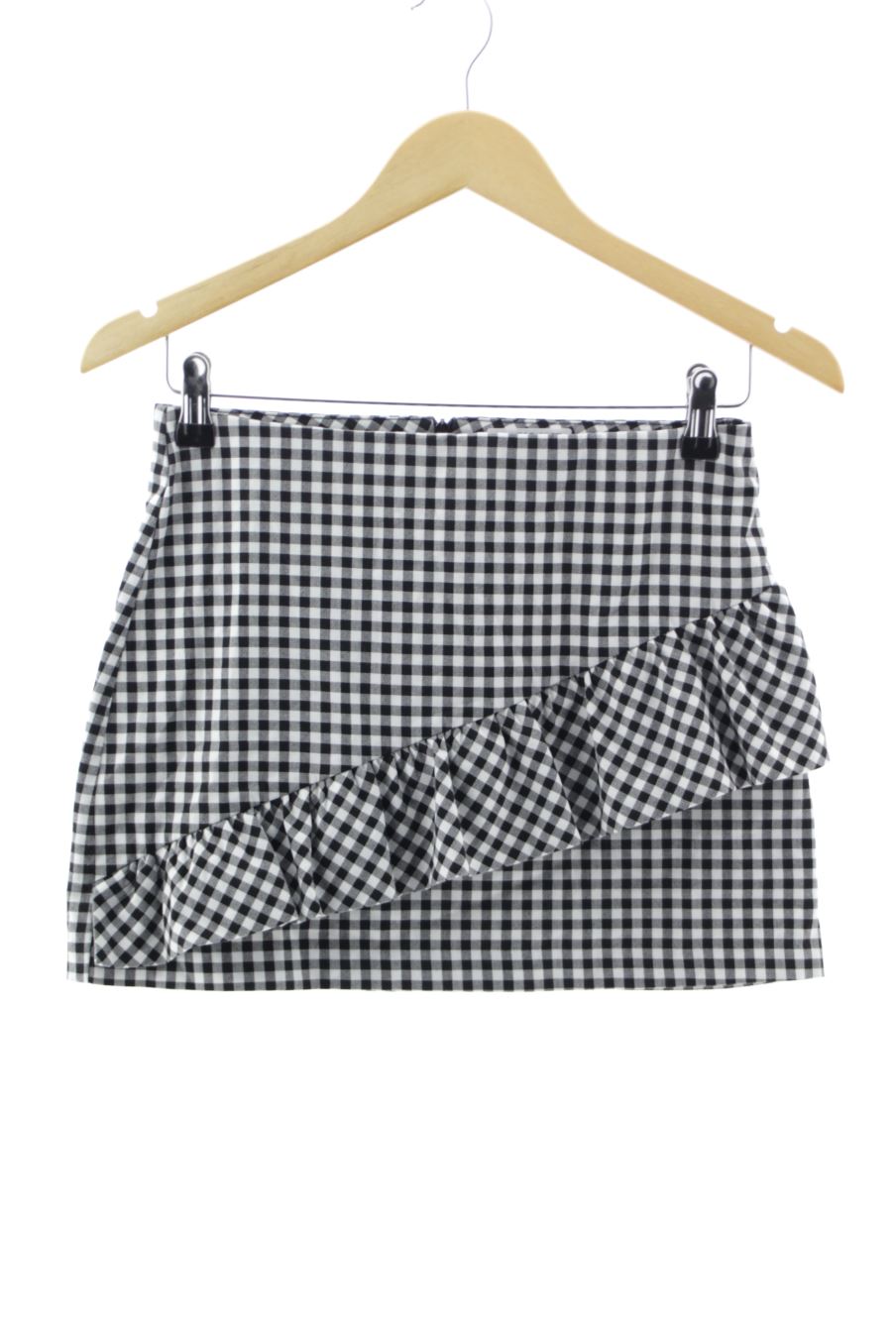 Falda de Pull & Bear de la talla S, de color cuadros