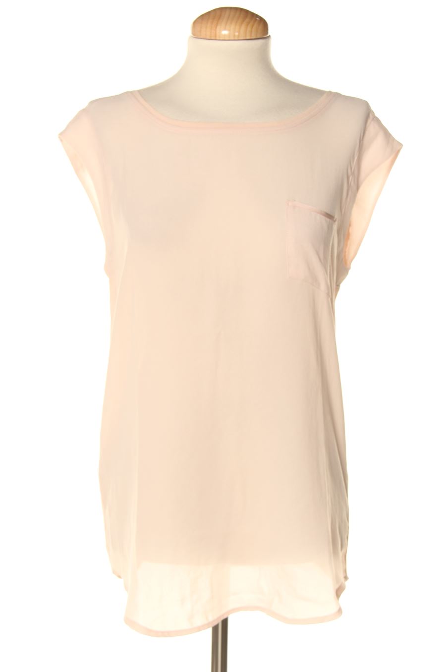 Blusa de manga corta de Mango de la talla M, de color rosa