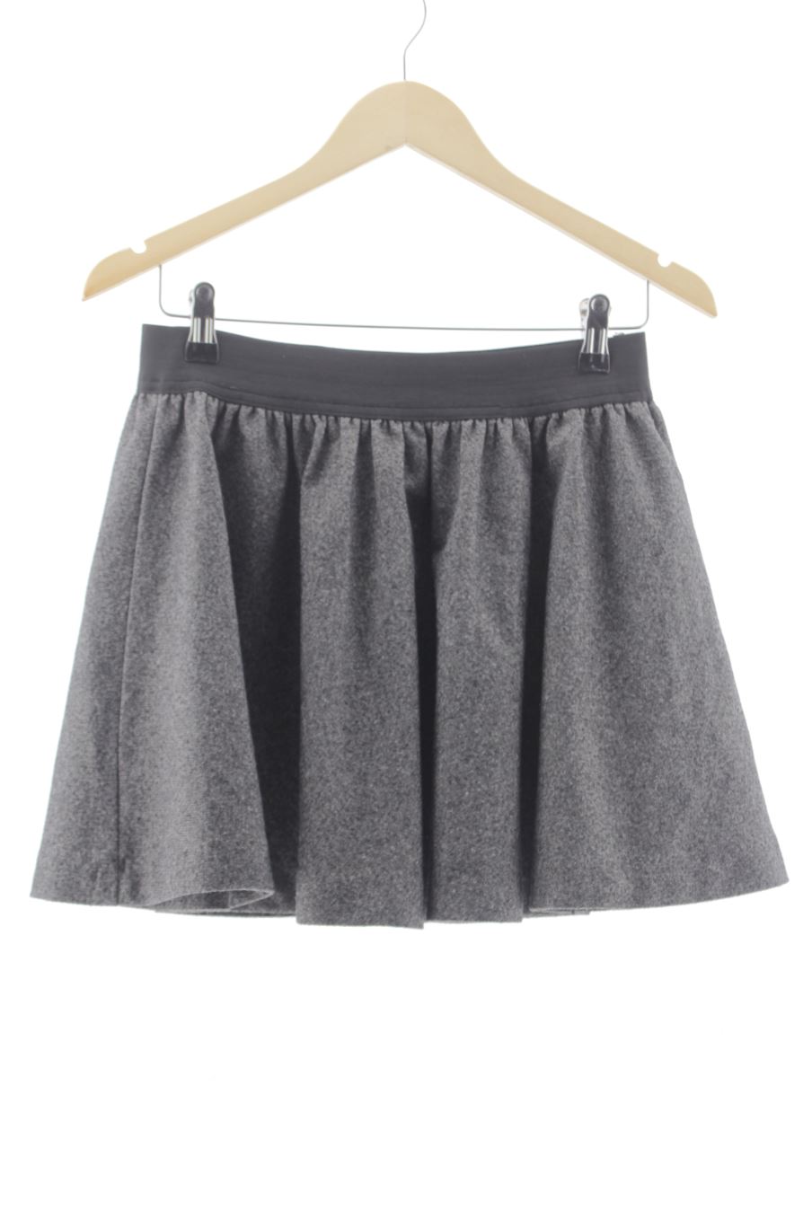 Aufwändiger Rock von H&M Größe 36, Farbe Grau, für