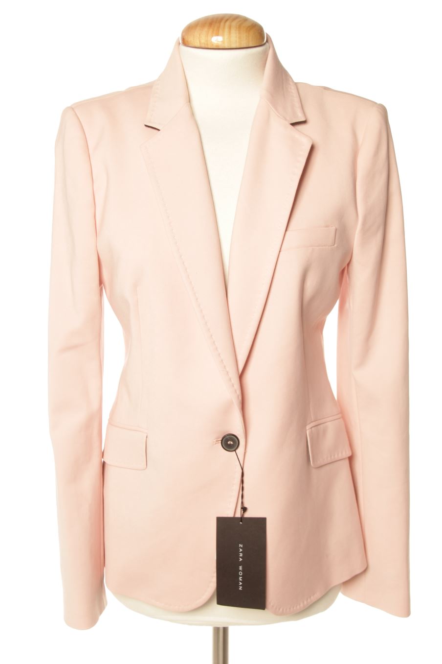 Blazer de Zara de la talla L, de color rosa