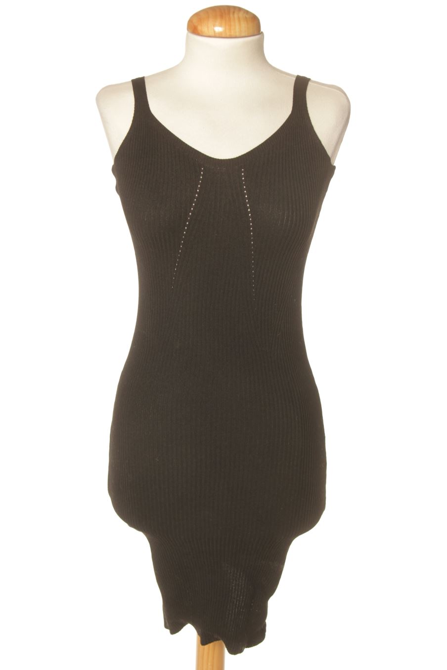Robe casual Pull & Bear de la taille S, de couleur noir