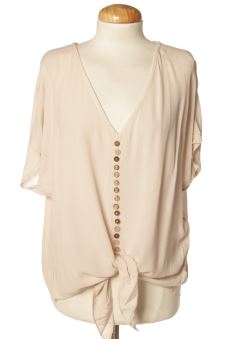 Blusa a maniche corte M PERCENTIL