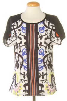 Blusa a maniche corte S Desigual, foto 1 di 2