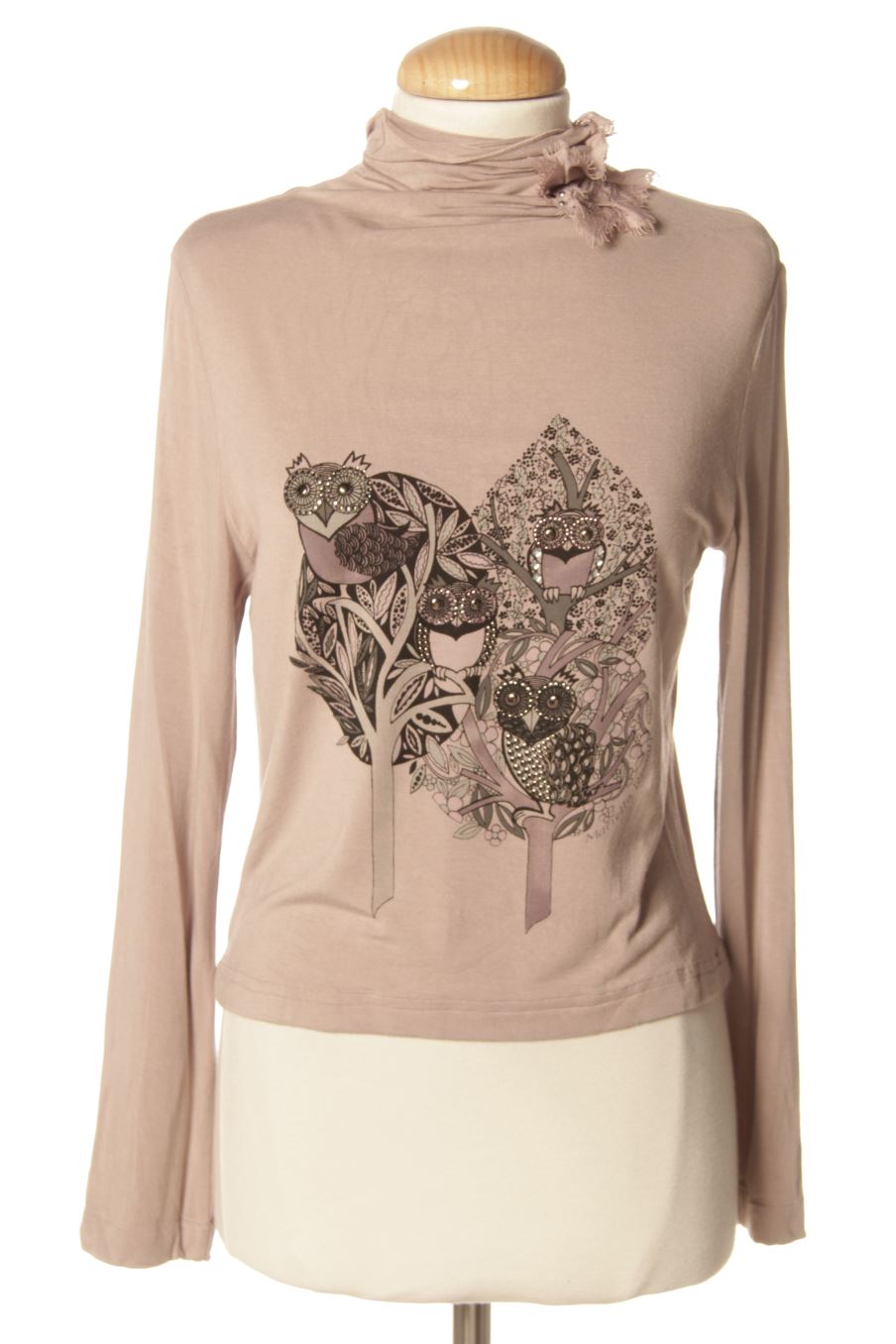 Camiseta manga larga de MARIELLA ROSATI de la talla L, de color morado