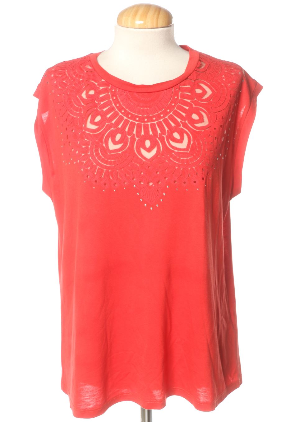 T-Shirt von Desigual Größe M, Farbe Rot, für